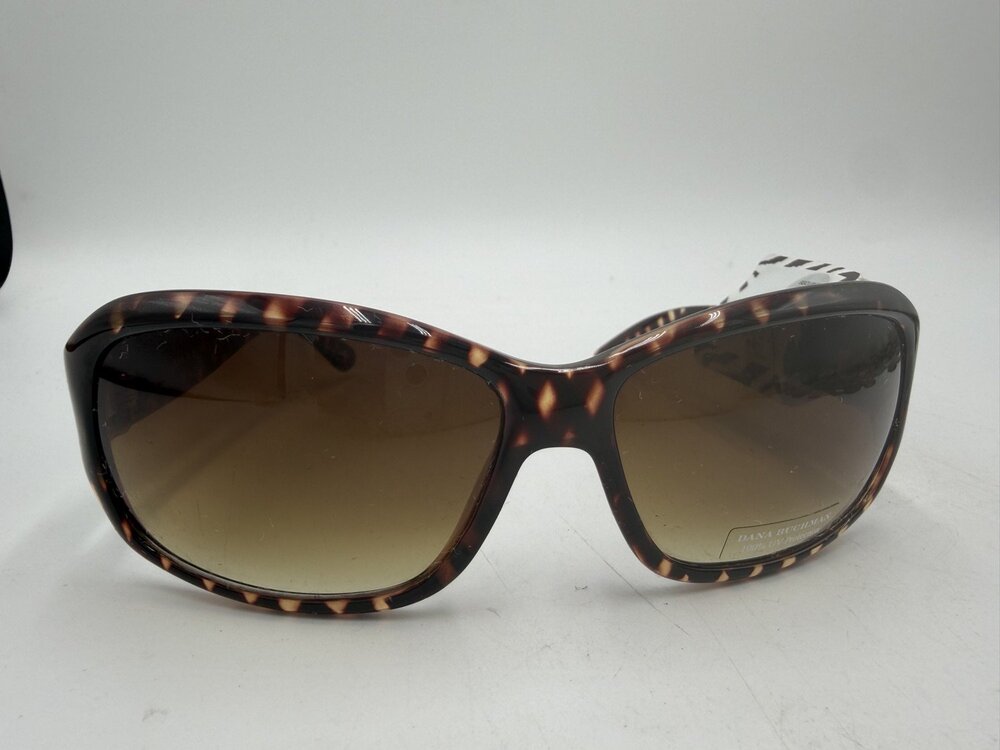 NWT Dana Buchman MILSSB00 Women's Sunglasses Brown Lens Sticker Attached Shield